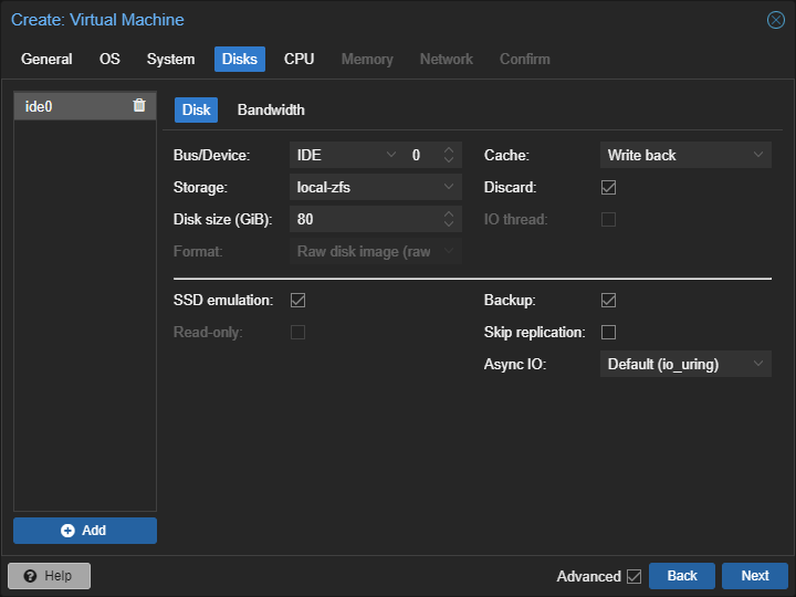 Clonezilla VM